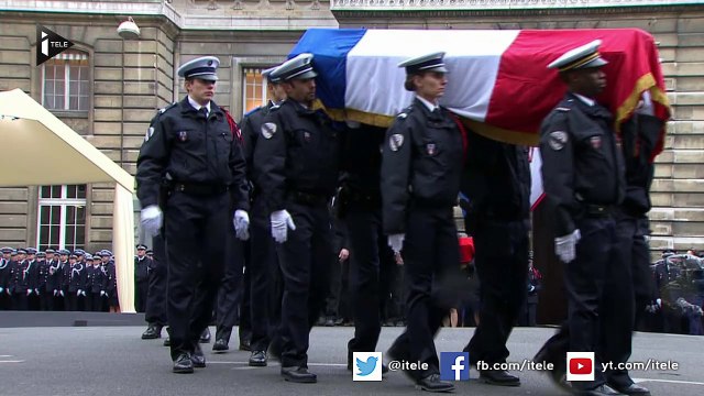 Hommage de la nation aux trois policiers assassinés