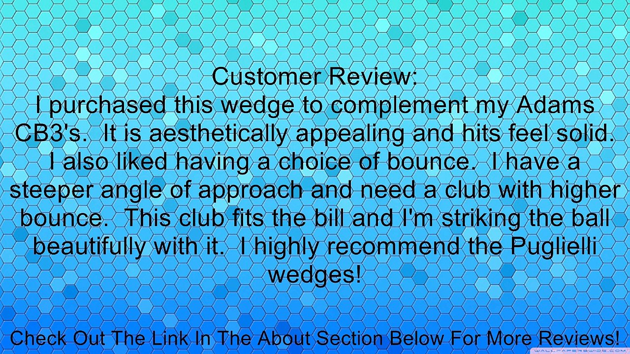 Adams Men's Golf 2012 Puglielli Wedge Review