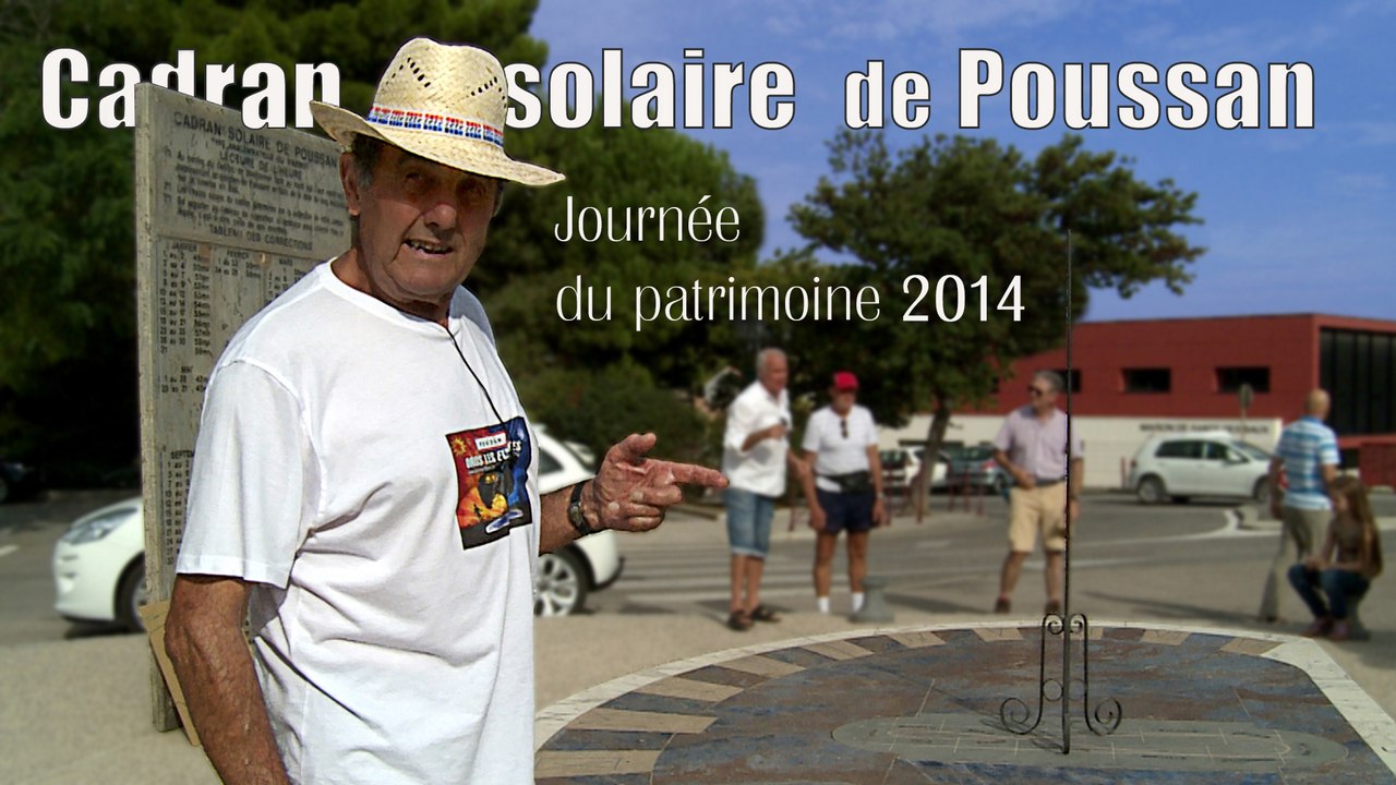 Journées du patrimoine à Poussan : présentation du cadran solaire par Roger Tognetti     4' 20"