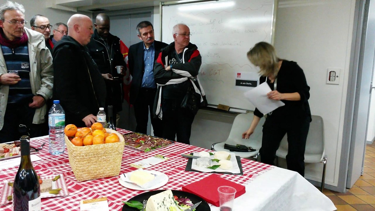 Discours de la Secrétaire de l'UL-CGT de Saint-Denis aux vœux 2015 du syndicat