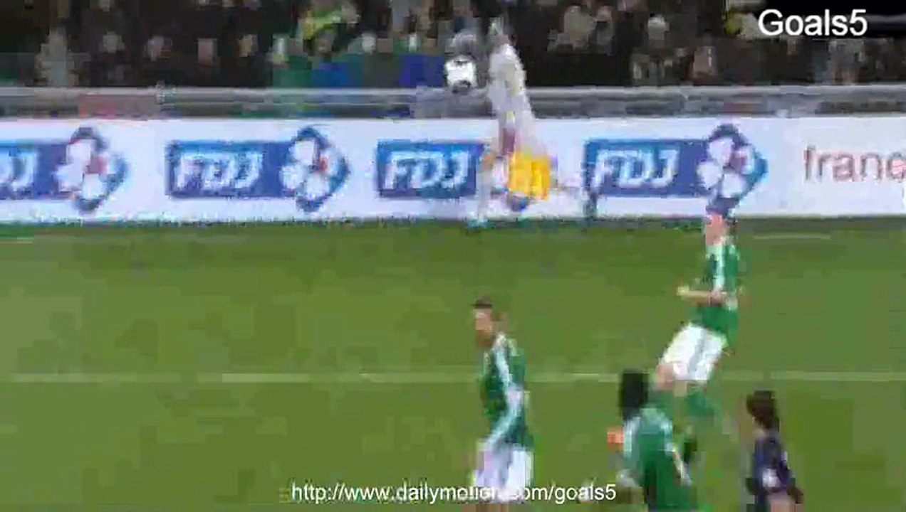 Zlatan Ibrahimovic Goal St Etienne 0 - 1 PSG Coupe de la Ligue 13-1-2015