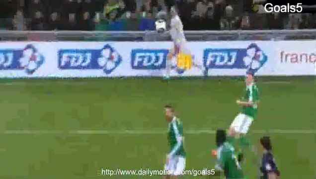 Zlatan Ibrahimovic Goal St Etienne 0 - 1 PSG Coupe de la Ligue 13-1-2015