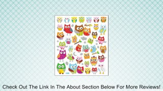 Multi-Colored Stickers-Wide Eyed Owls Review