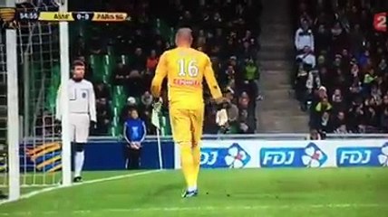 Saint Etienne - PSG : But d'ibra 0-1