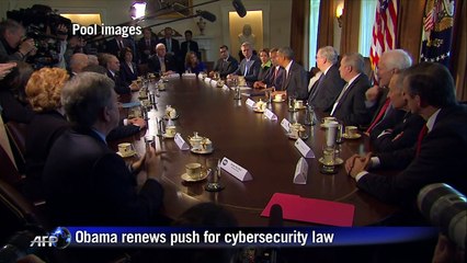 Obama renews push for cybersecurity law