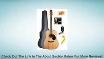 Jasmine by Takamine S35 Dreadnought Acoustic Guitar Bundle with Gig Bag, Tuner, Strings, String Winder, and Polishing Cloth - Natural Review