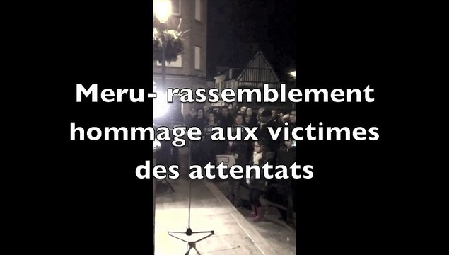 meru je suis Charlie hommage aux victimes des attentats