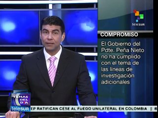 México: señalan al gobierno por falta de compromiso en Caso Ayotzinapa