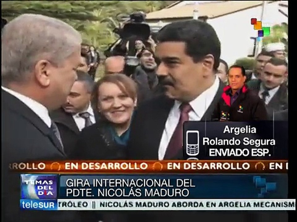 Maduro entabla contactos con países productores de crudo no OPEP