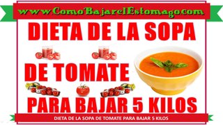 Dieta de la Sopa de Tomate para Bajar 5 Kilos