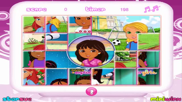 ║❸in❶║≈ ❶ Dora mix up Jigsaw ❷ Dora Goes to school ❸ Dora Horse Racing Mania