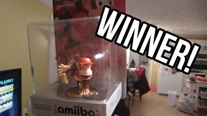 Diddy Kong amiibo Winner!