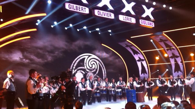 Le bagad de Vannes en finale sur M6