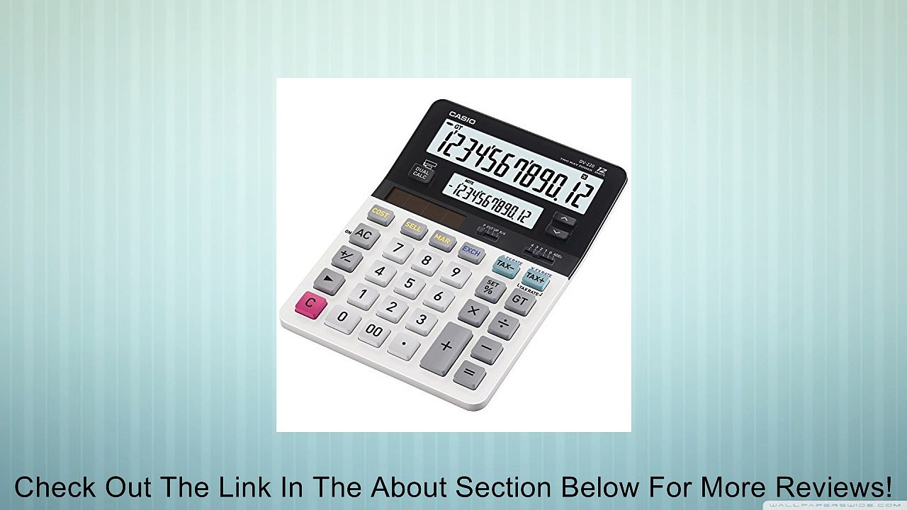 Casio DV220 Standard Function Calculator with Dual Display Review