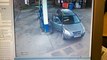 Dunya News - Woman drives round in circles in petrol pump failion