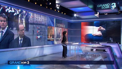 Attentat : François Hollande rend hommage aux policiers morts