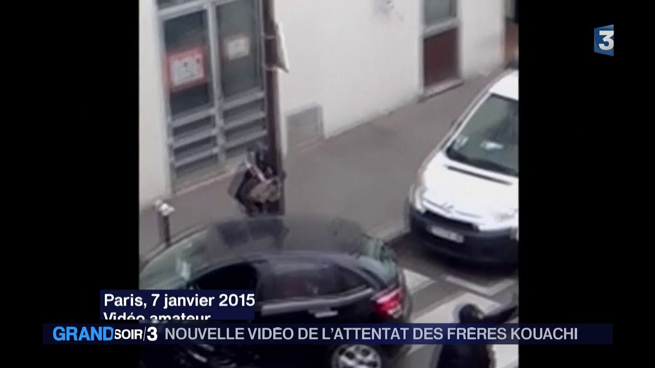 Des images montrent la violence des frères Kouachi au moment de l'attaque contre Charlie Hebdo