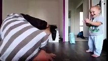 Fantastic 20-Month-Old Boy Enjoying a Dance with His Dad