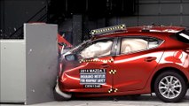 MAZDA VŨNG TÀU 0938 806 791 Mr. Bảo  THỬ NGHIỆM VA CHẠM  Mazda 3 hatchback small overlap IIHS crash test