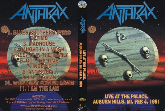 Anthrax - Live at The Palace, Auburn Hills (1991) (HD)