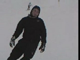 Slide au snowpark des arc 1800