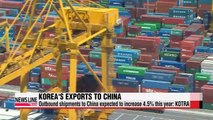 Korea's exports to China forecast to increase this year