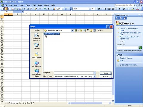 Ms Excel 2003 Training- Compare Text (Part 56)