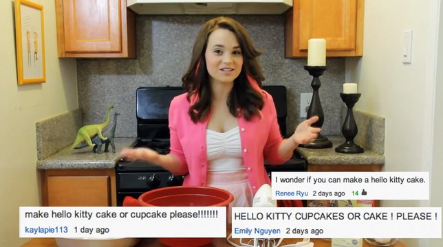 HOW TO MAKE HELLO KITTY CAKE - NERDY NUMMIES