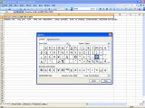 Ms Excel 2003 Training- Special Characters (Part 58)