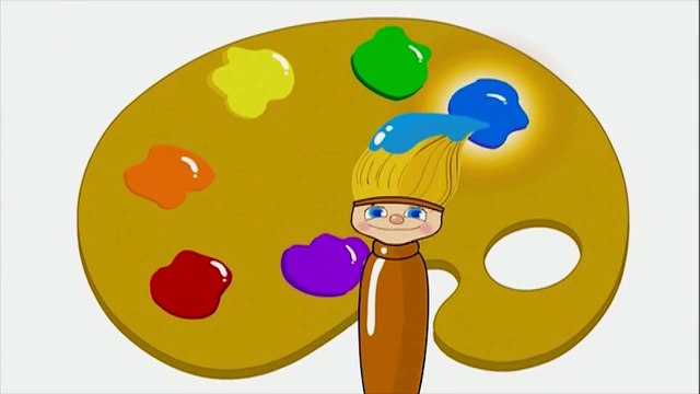 Развивающий мультик для детей от года про цвета: Учим цвета с Кисточкой Петти: цвета для малышей