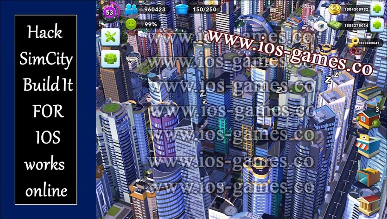 SimCity BuildIt iphone & ipad hack 1,2,23