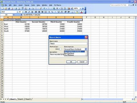Ms Excel 2003 Training- Global Macros (Part 62) Last Part