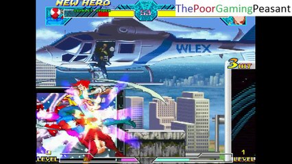 Scarlet Spider VS Marrow In A DC VS Marvel MUGEN Edition Match / Battle / Fight
