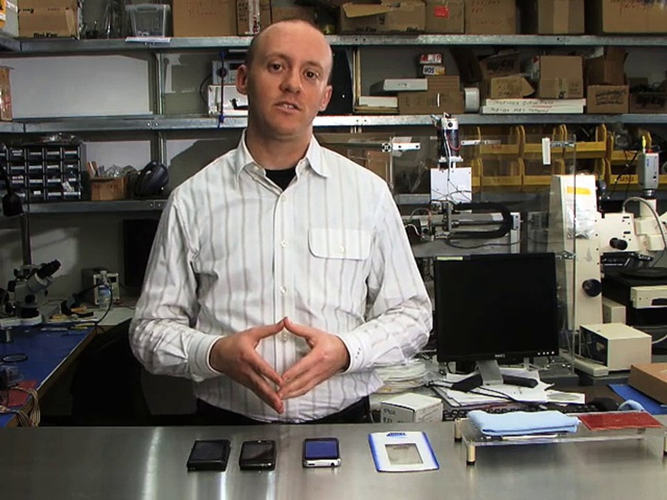 Mobile touch screen comparison and quality test