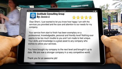 Gratitude Consulting Group  AmazingFive Star Review by Daniela G.