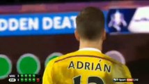 Adrian Scored Winning Penalty  West Ham VS Everton 9 8 FA Cup 2015
