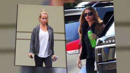 Celebrities Put in the Hours at the Gym