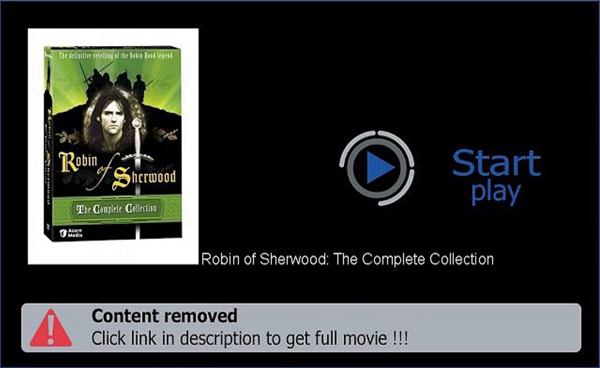 Robin of Sherwood: The Complete Collection Dvd Download