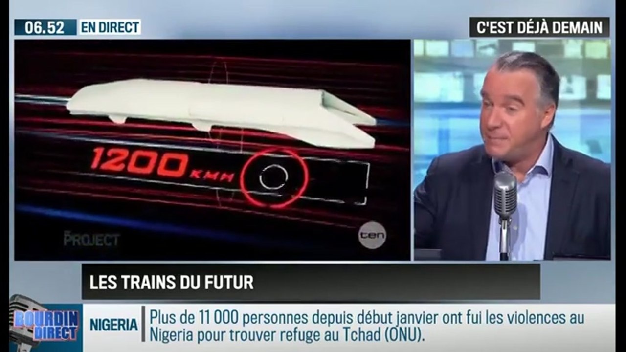 La chronique de Frédéric Simottel: Les trains du futur - 14/01