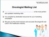 Target niche customers with Oncologist email lists