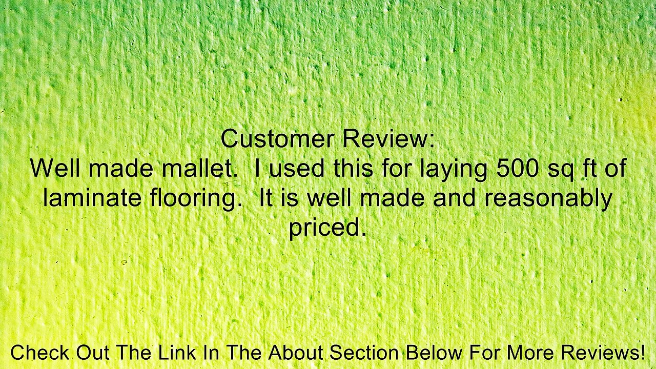 Craftsman 9-38304 24-Ounce Rubber Mallet Review