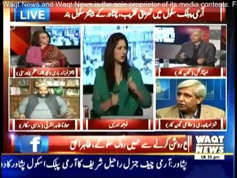 8PM with Fareeha Idrees 12 January 2015 on Waqt News