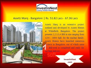 Assetz Marq Connected to Major Cities in Bangalore