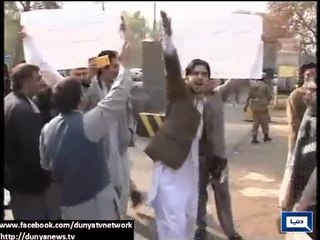 Family of Peshawar martyrs chants go imran go