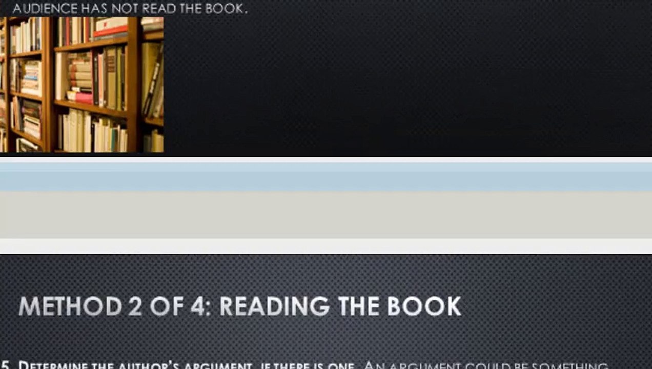 How to Write a Book Review