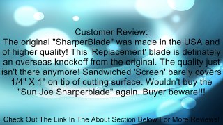 Sun Joe Sharperblade Trimmer OEM Blade Review