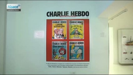 Une exposition hommage à Charlie Hebdo au musée Tomi Ungerer