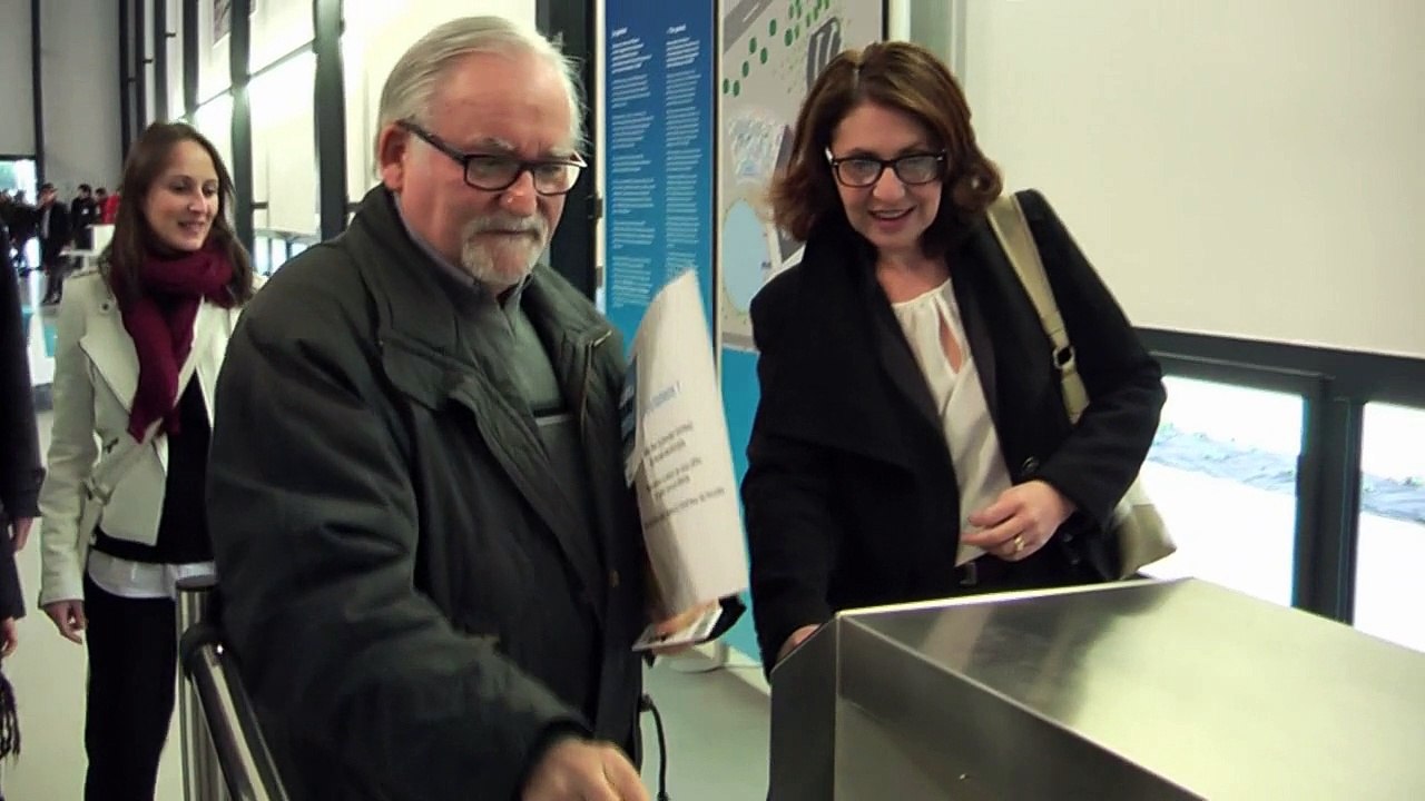 Alain, le premier visiteur d'Aéroscopia