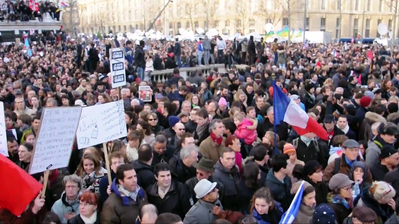 Je suis Charlie - French march unity, Paris january 11, 2015
