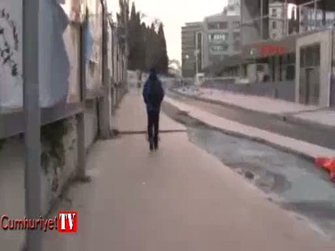 Cumhuriyet gazetesi binasında güvenlik önlemi